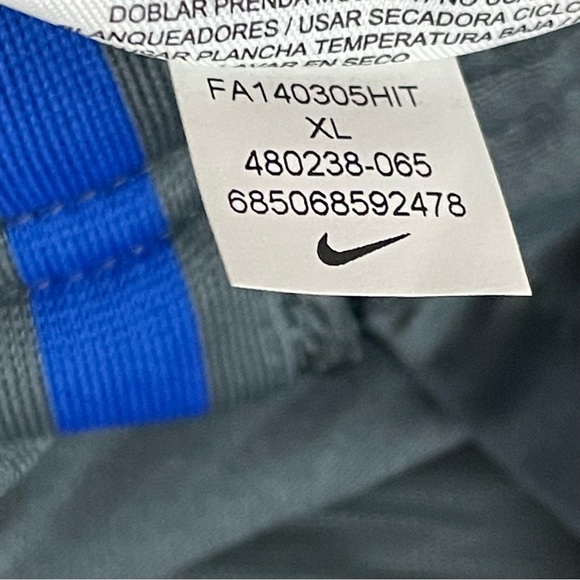 Nike Sweatpants Mens XL Gray Blue Pants 480238-065 Training Gym Workout T743 - Picture 13 of 14